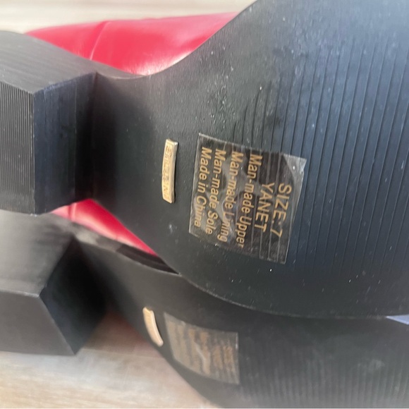 Billini Yanet red western cowboy boots size 7 - Picture 8 of 8